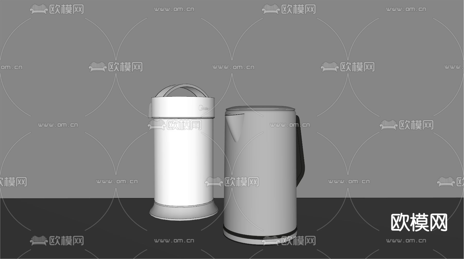 热水壶 烧水壶su模型