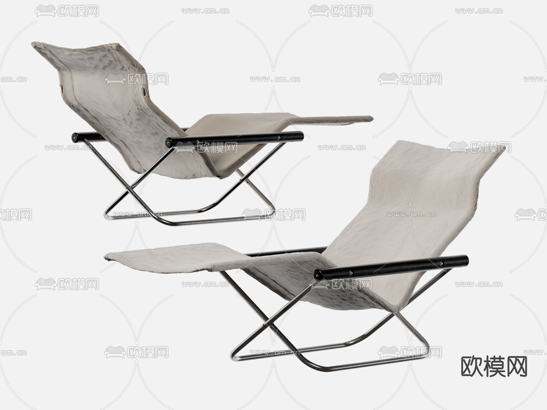 现代躺椅 休闲椅子su模型下载