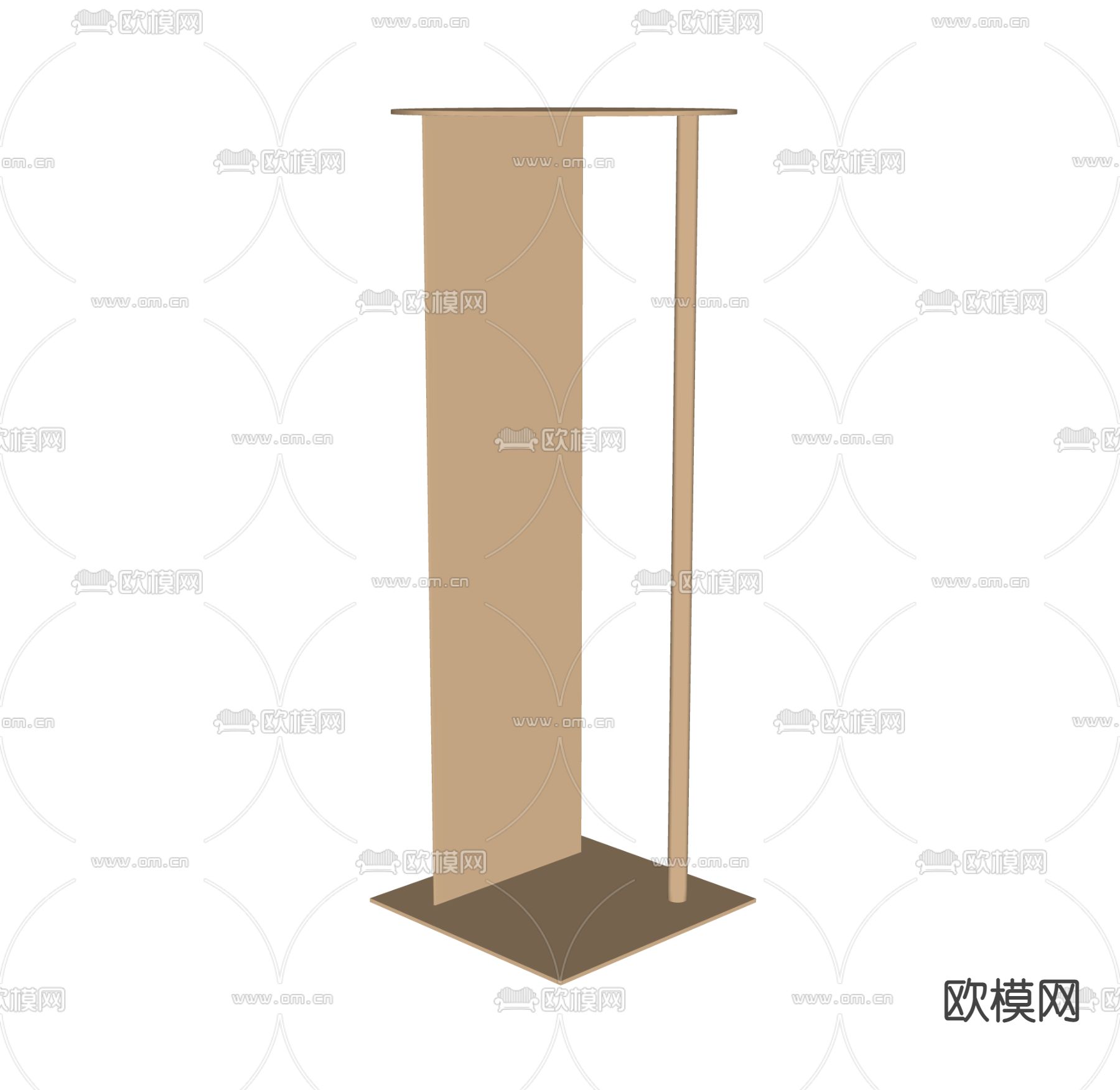现代边几 角几 圆几su模型