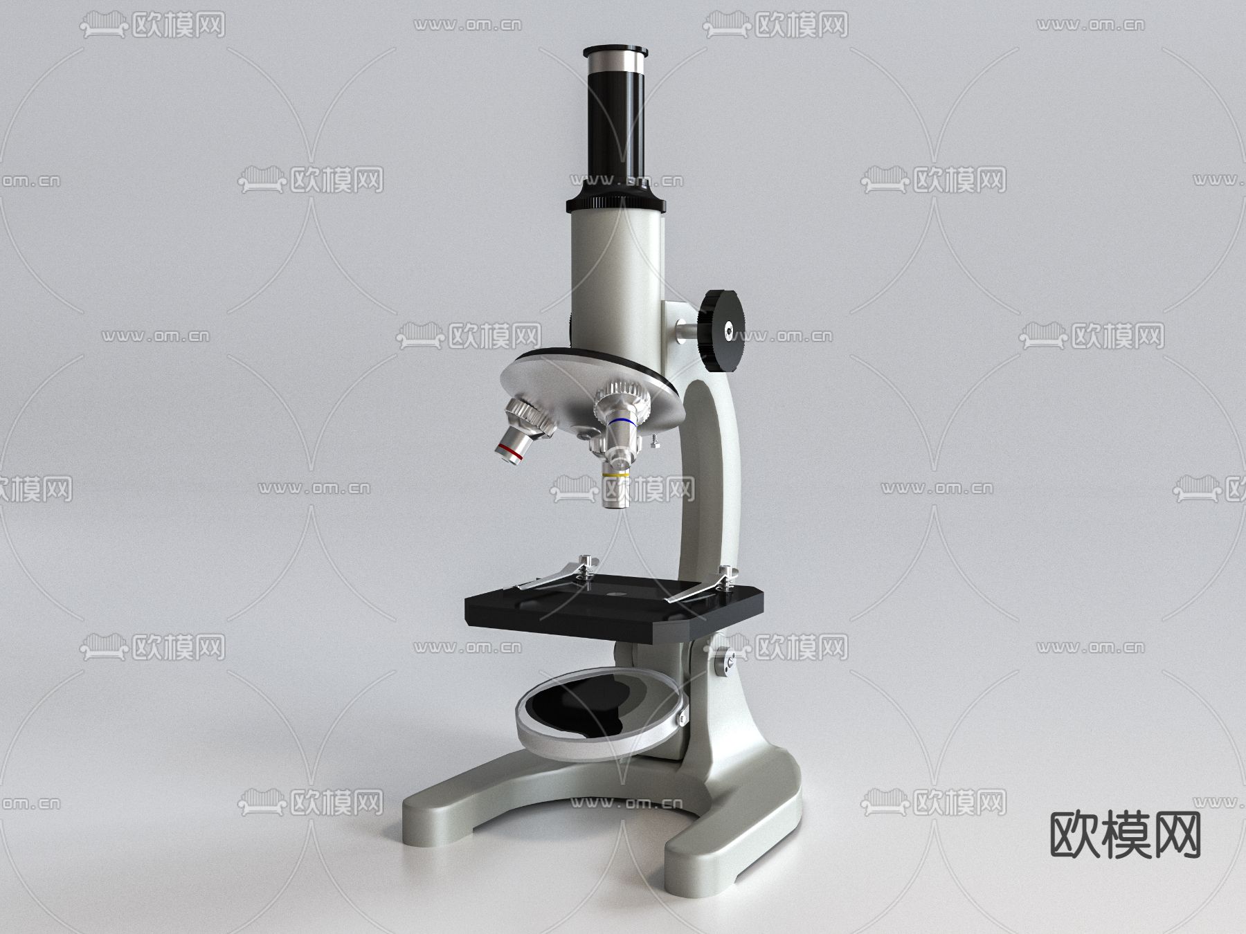 显微镜 医疗器械3d模型下载