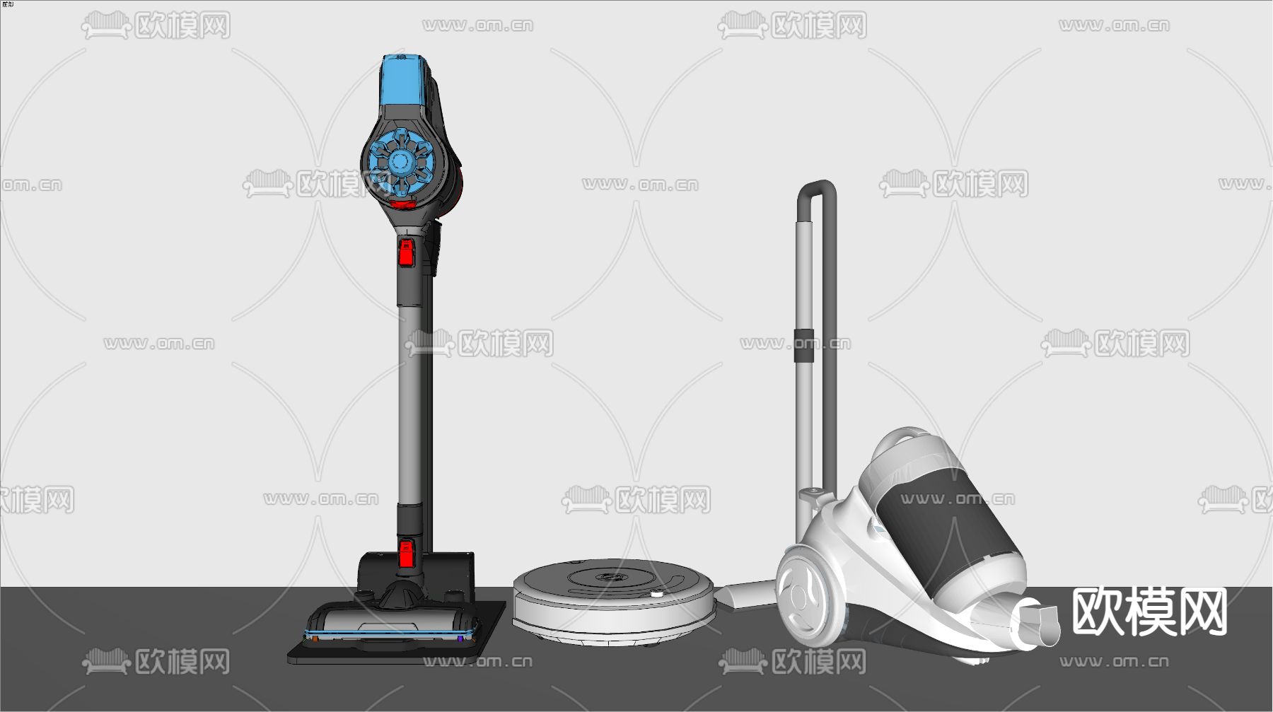 吸尘器 扫地机器人su模型
