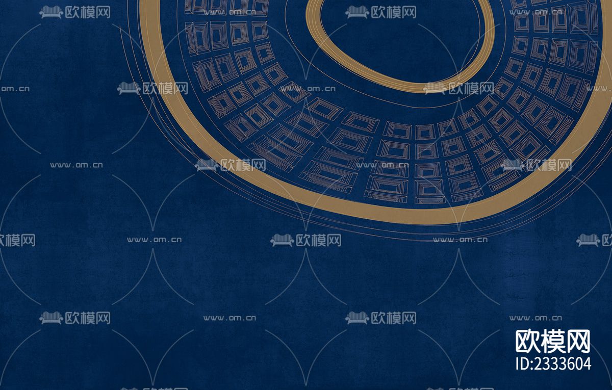 现代创意几何图形背景墙