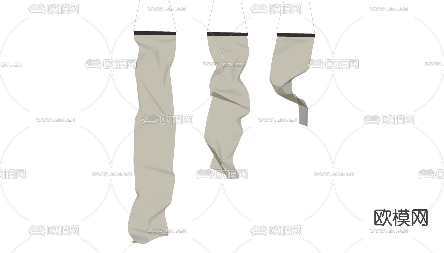 亚克力艺术吊灯su模型