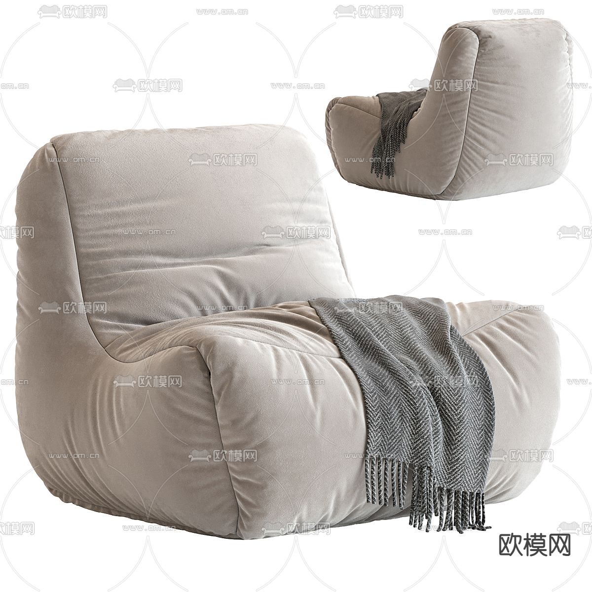 懒人沙发3d模型下载
