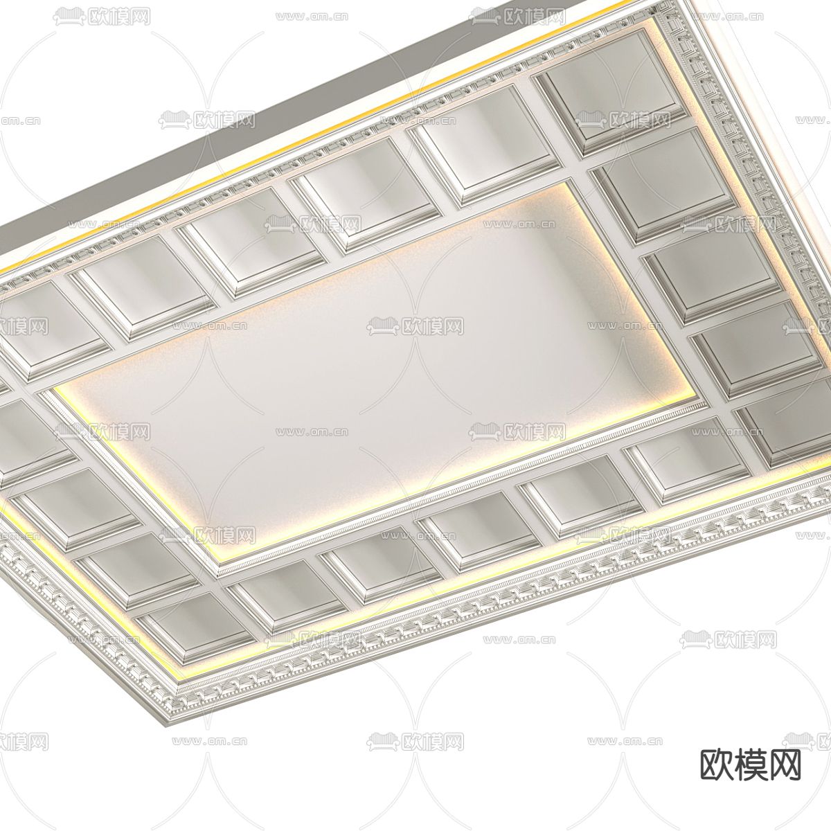 欧式天花吊顶 造型天花3d模型