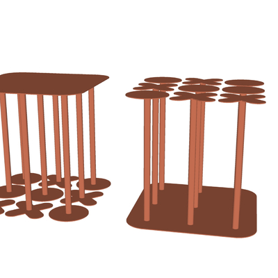  现代边几 角几 方几su模型 