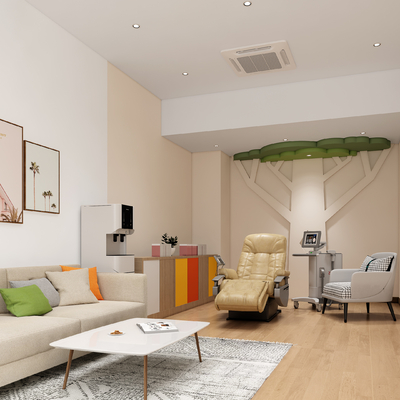  现代心理咨询室su模型 