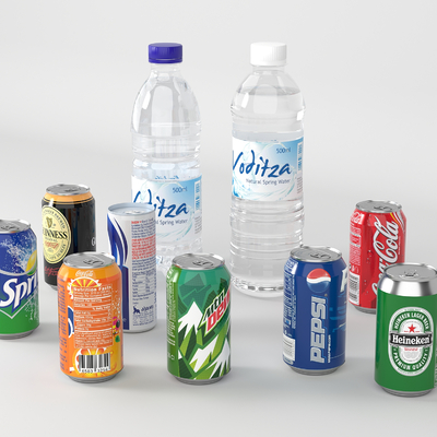  矿泉水 桶装水su模型 