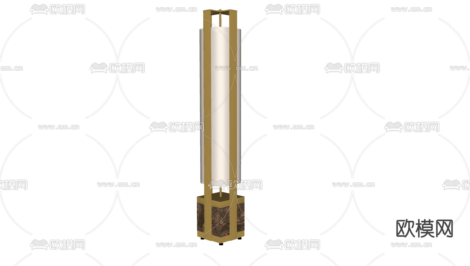 Castro 金属落地灯su模型