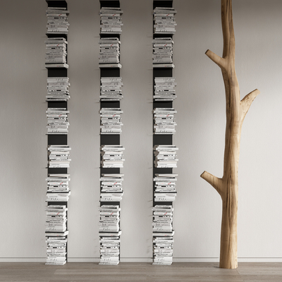 现代书架su模型