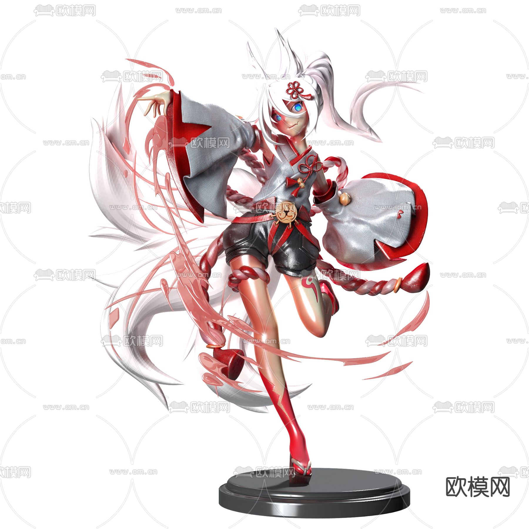 动漫手办 潮玩手办3d模型下载_ID12309279_3dmax免费模型-欧模网