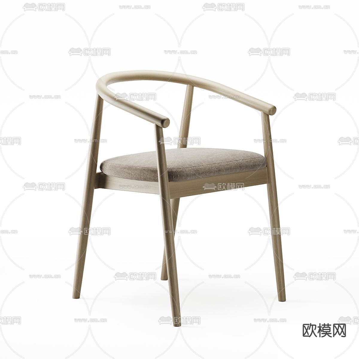 Cor 北欧单椅子3d模型下载（渲染图4）