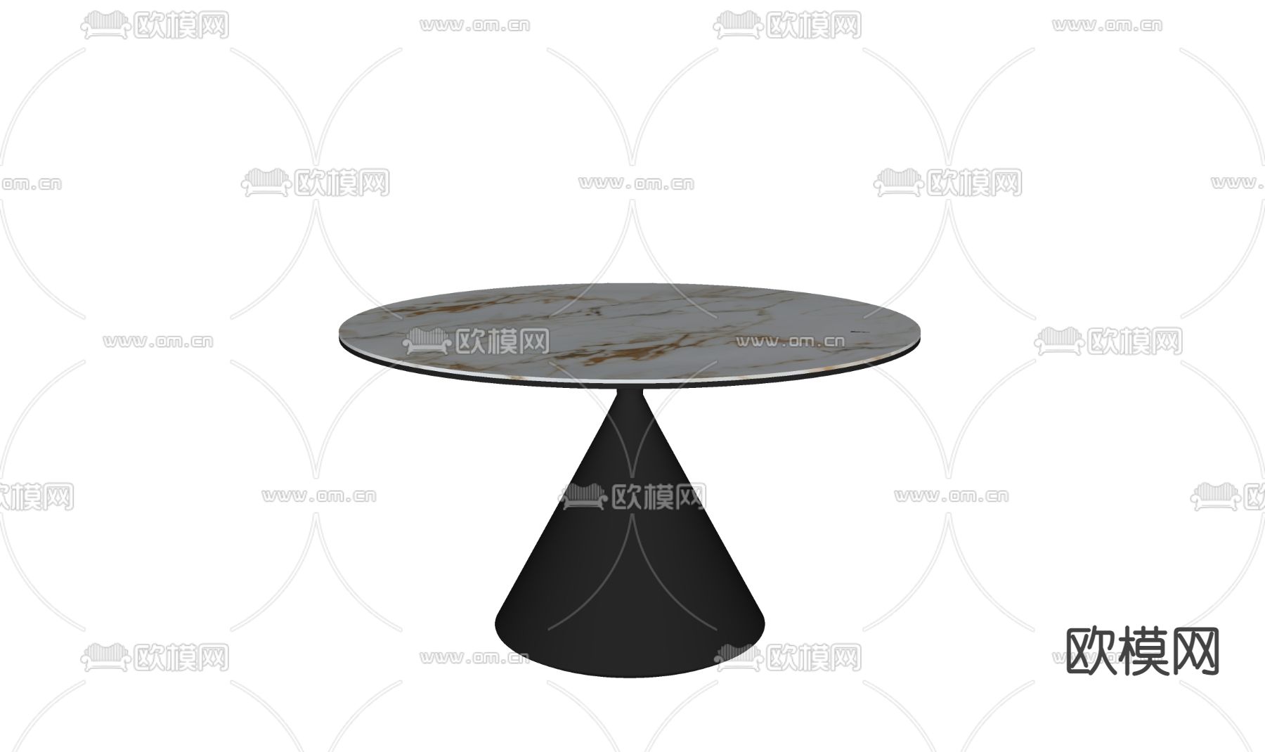 现代餐桌su模型