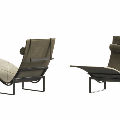  现代躺椅su模型 