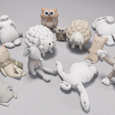  毛绒玩具 抱枕玩具 玩偶su模型 