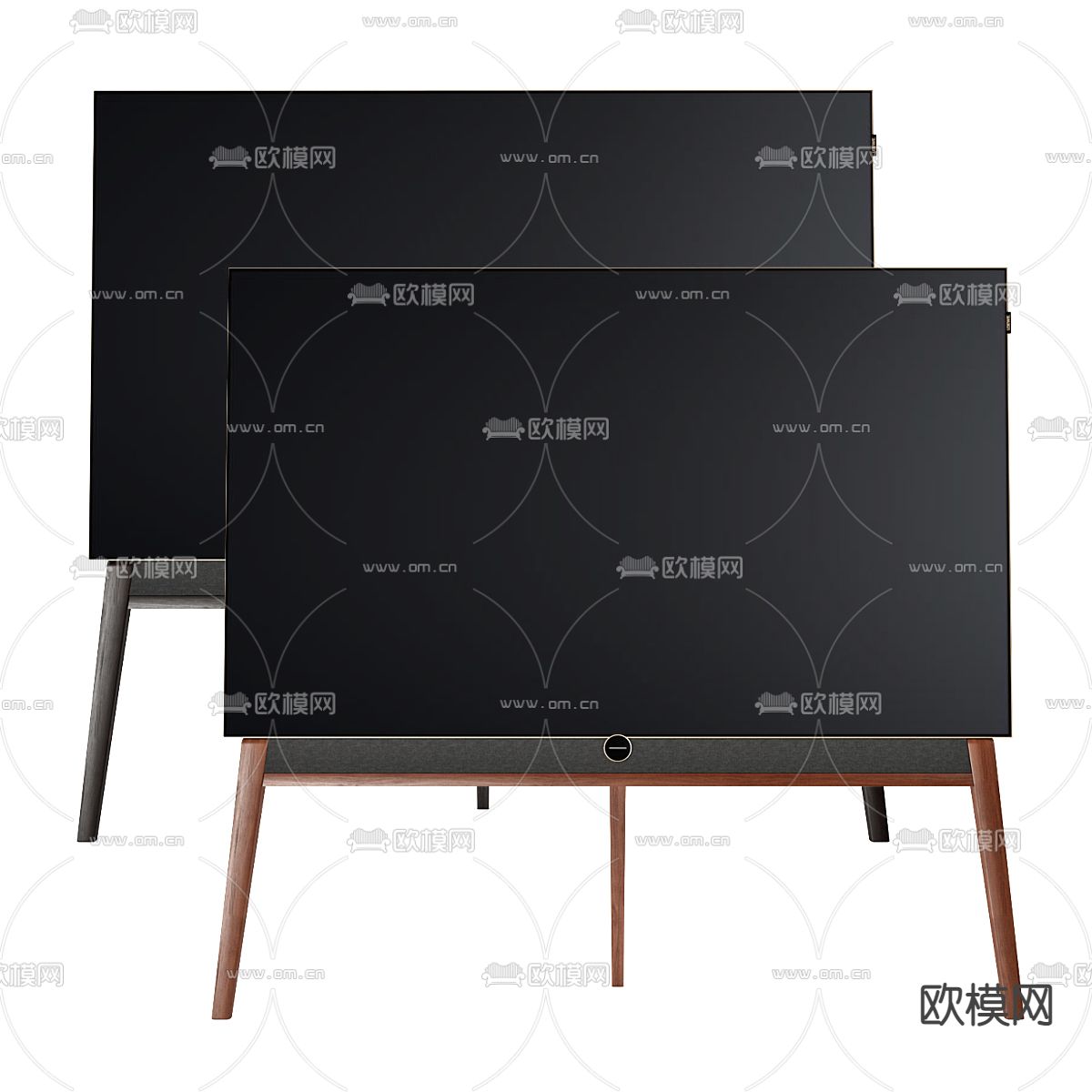 LOEWE BILD支架电视 可移动电视3d模型下载