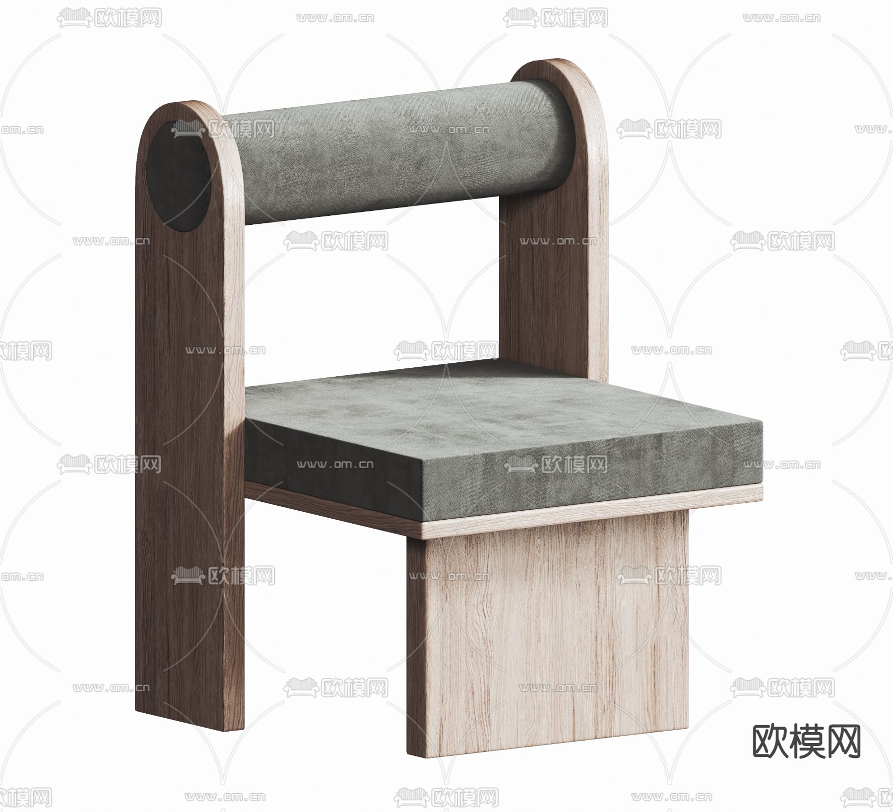 现代单椅su模型下载（渲染图1）