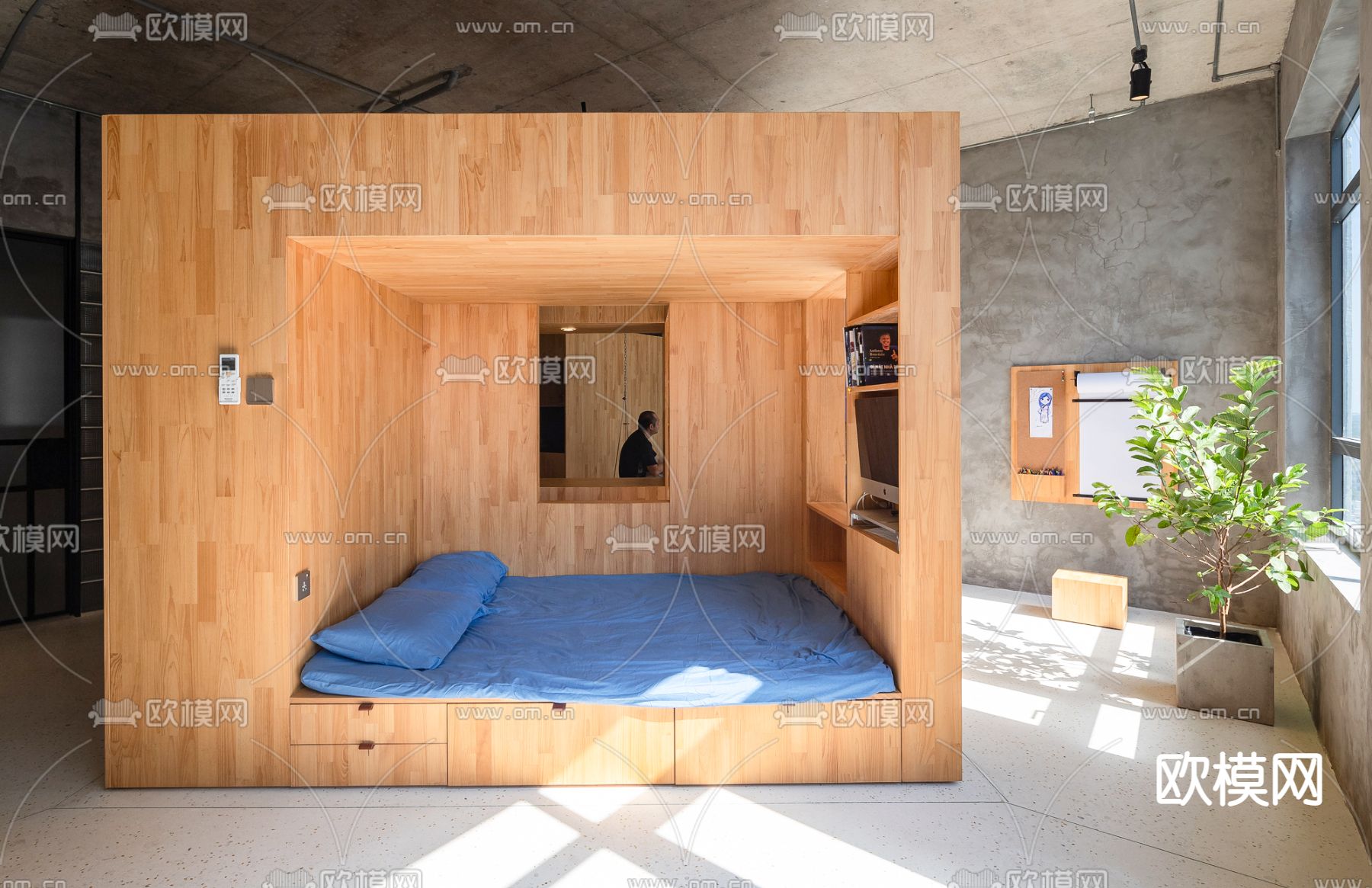 现代儿童娱乐房su模型下载（渲染图2）