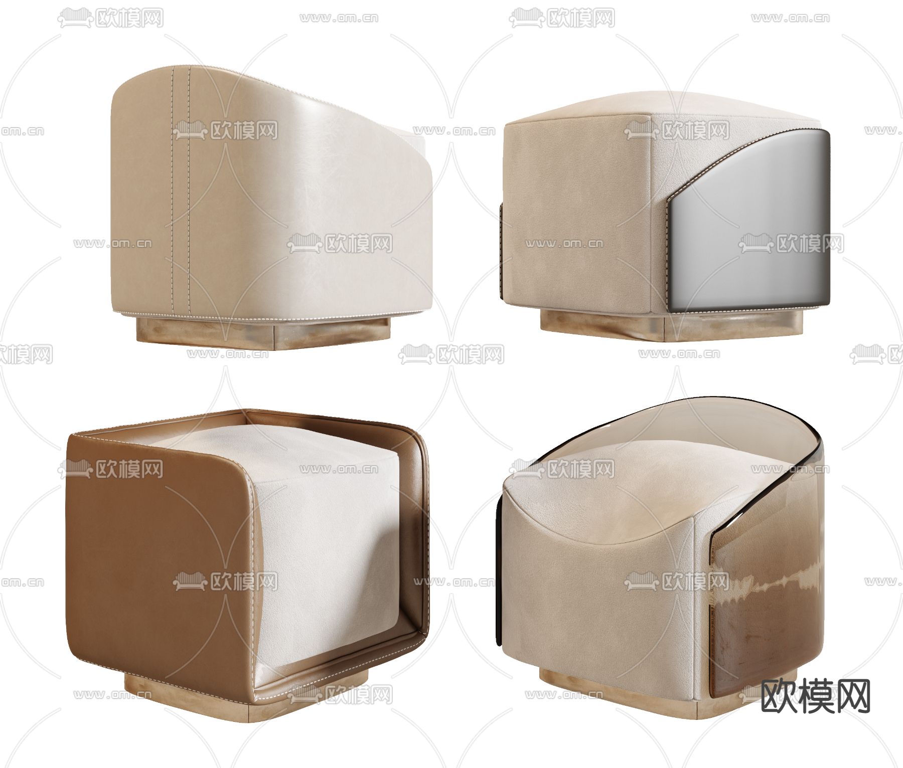 矮凳 方凳 凳子3d模型