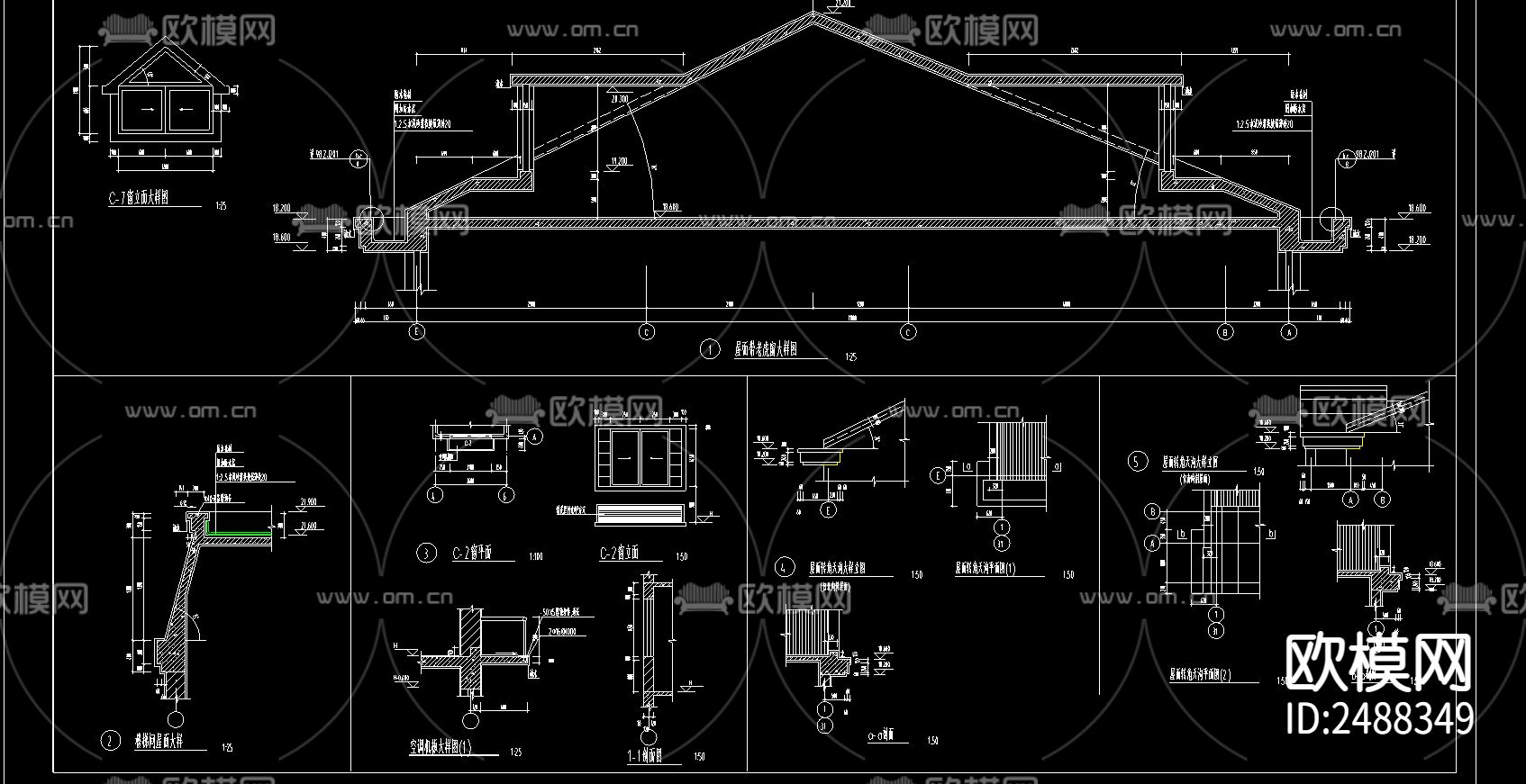 华银南苑1号栋CAD施工图下载（渲染图4）