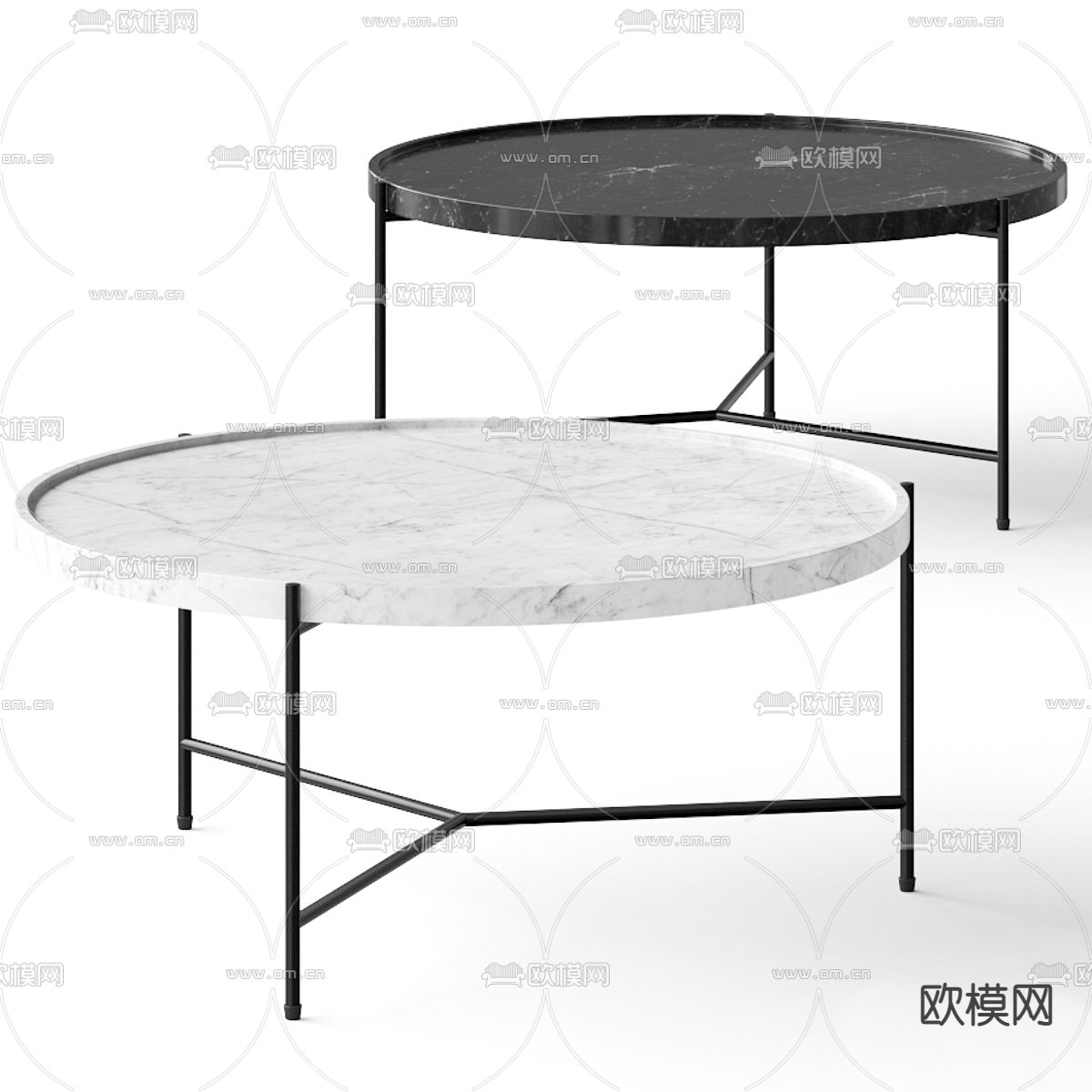 Cattelan Italia 圆形茶几3d模型下载