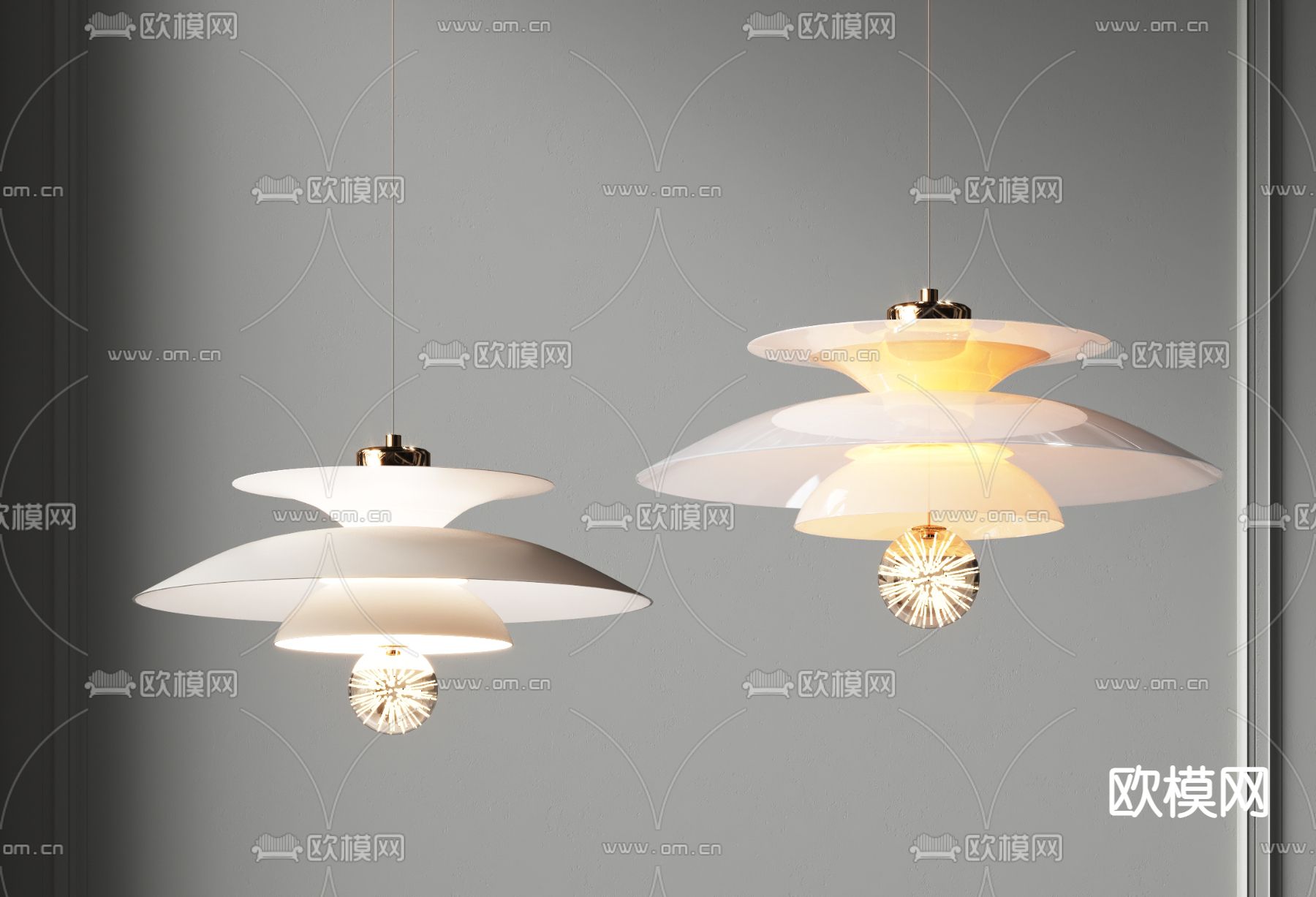 时尚吊灯 餐厅吊灯3d模型下载_ID12316516_3dmax免费模型-欧模网