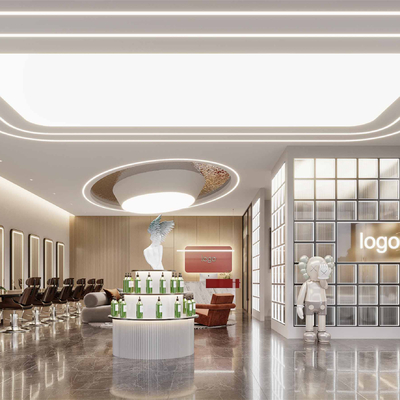  现代理发店su模型 