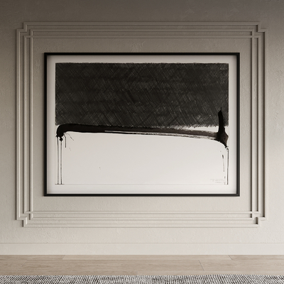  现代装饰画 抽象画su模型 