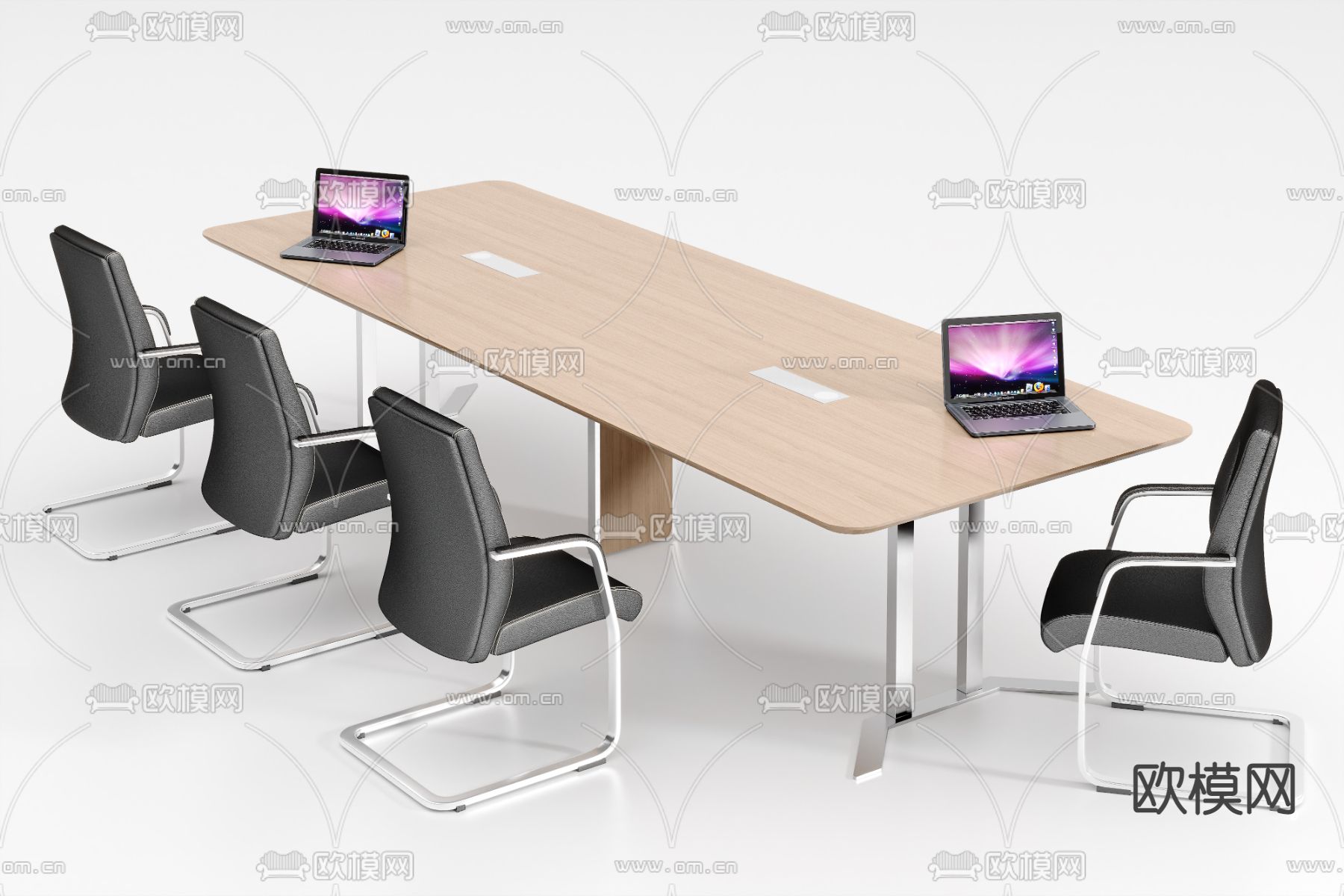 会议桌椅 会议台3d模型下载
