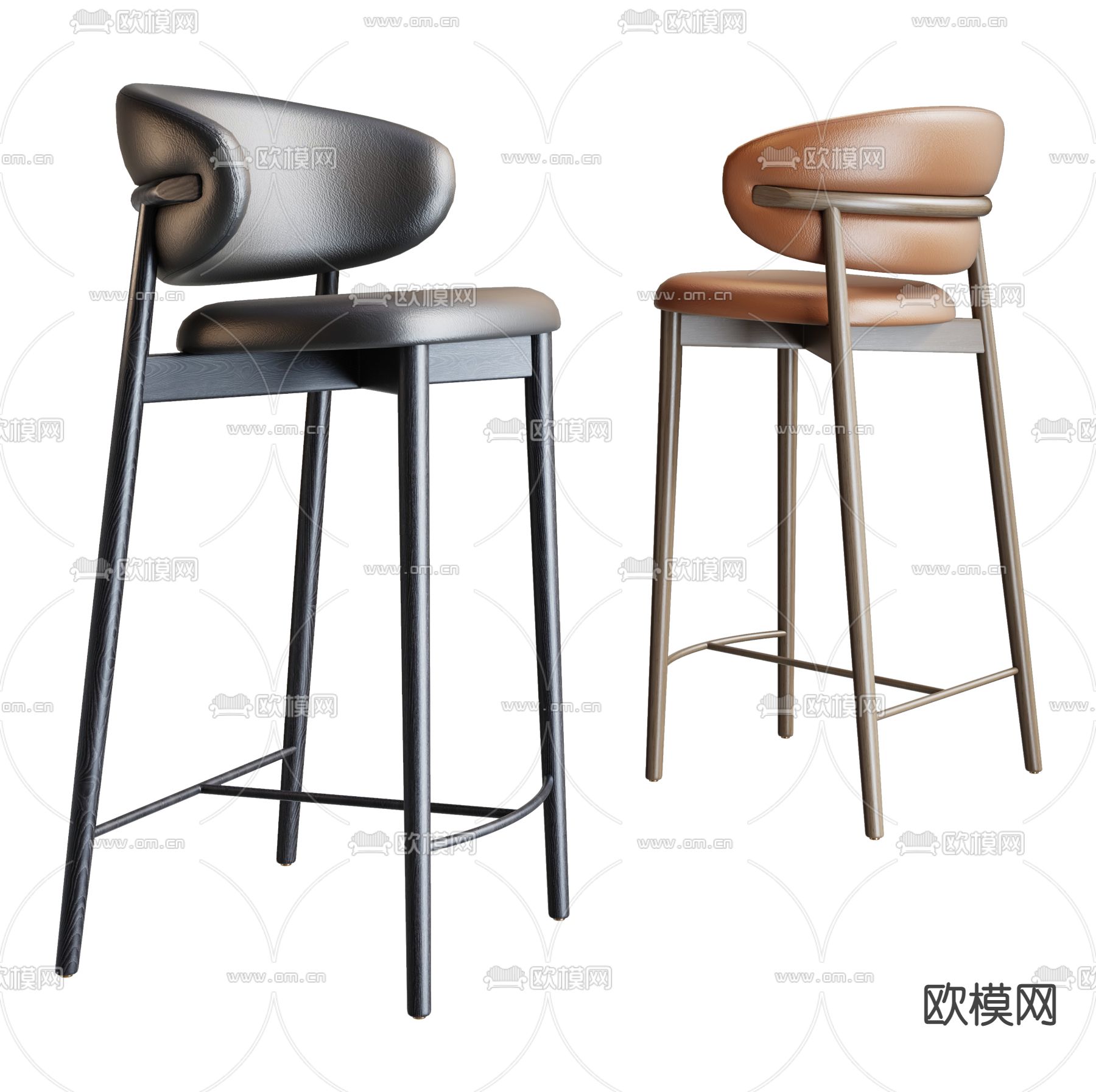 Pertica 吧椅3d模型下载