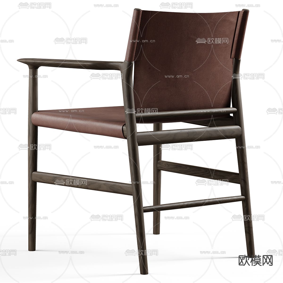 北欧单椅 扶手椅3d模型下载（渲染图3）