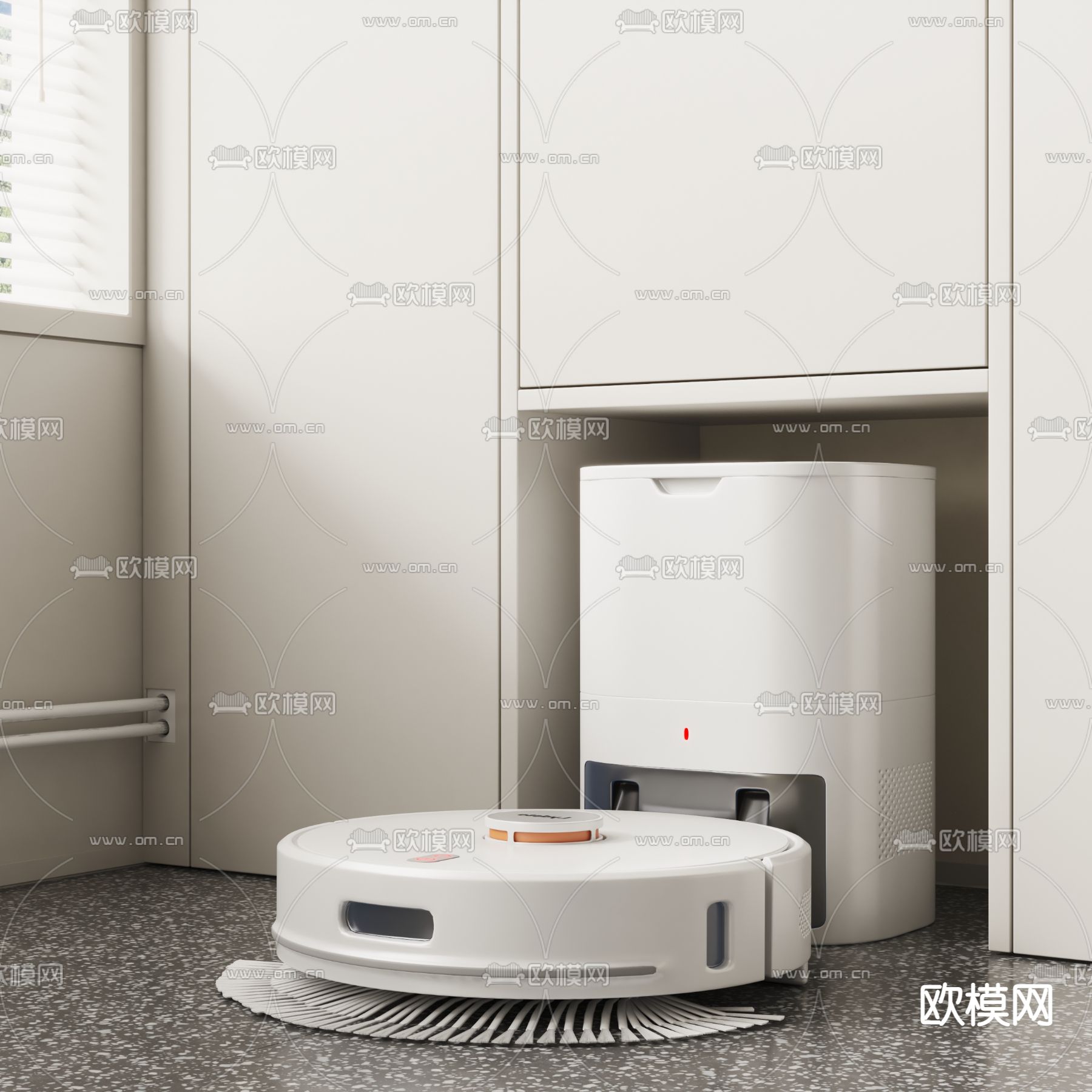 扫地机器人3d模型