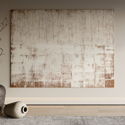 侘寂风装饰画 抽象画su模型