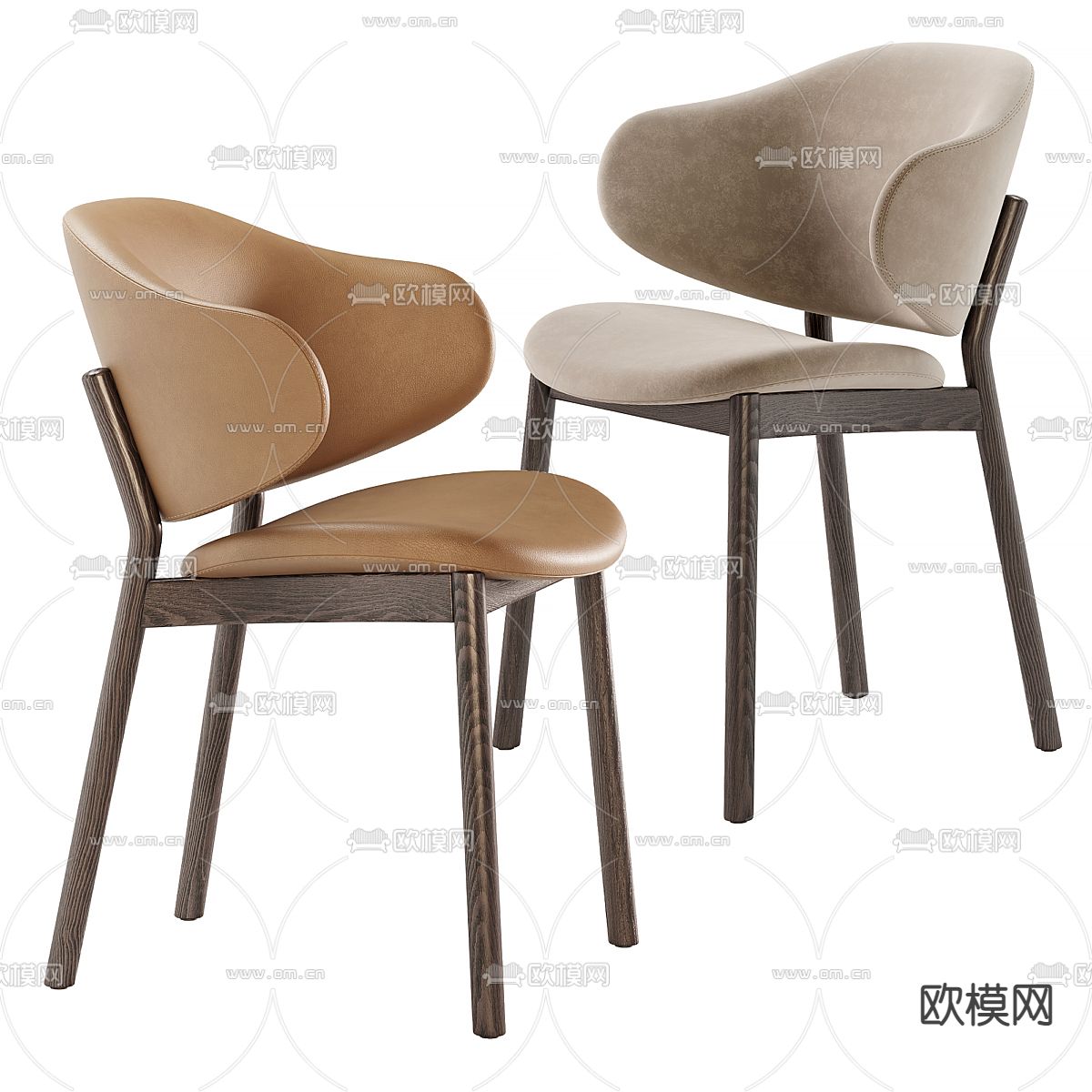 Calligaris 单椅子3d模型下载（渲染图2）