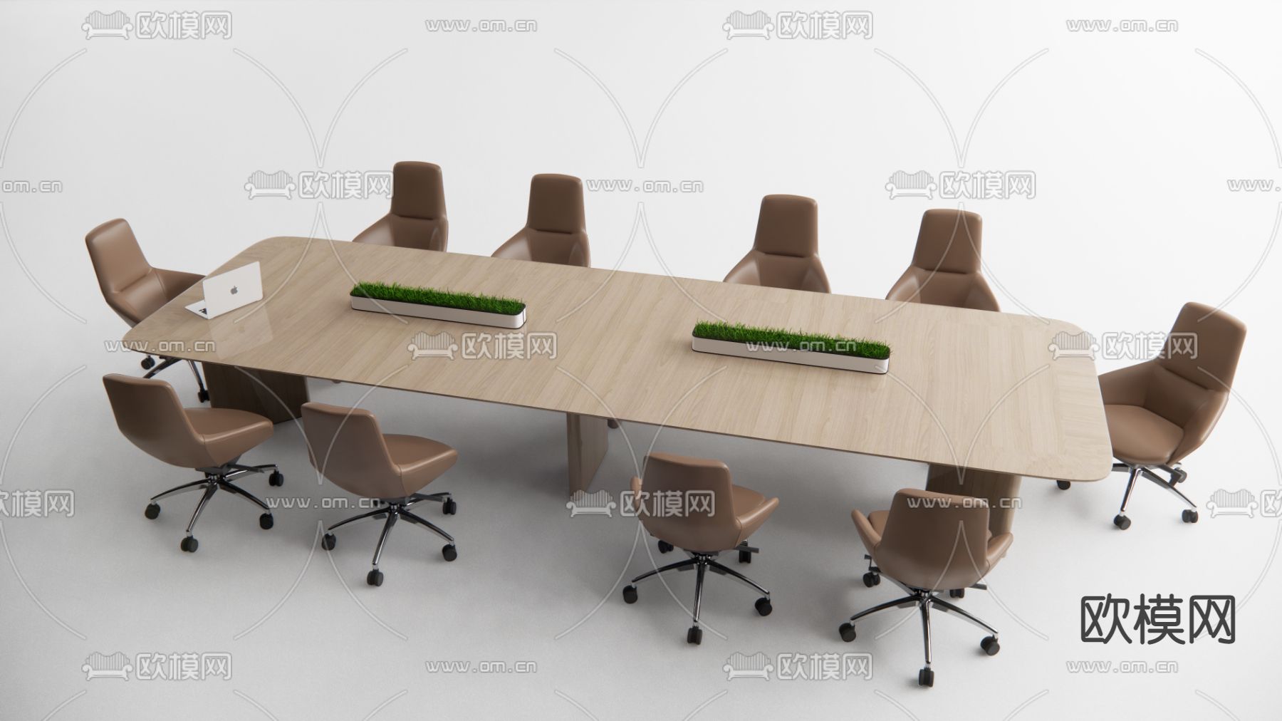 会议桌椅 会议台3d模型下载