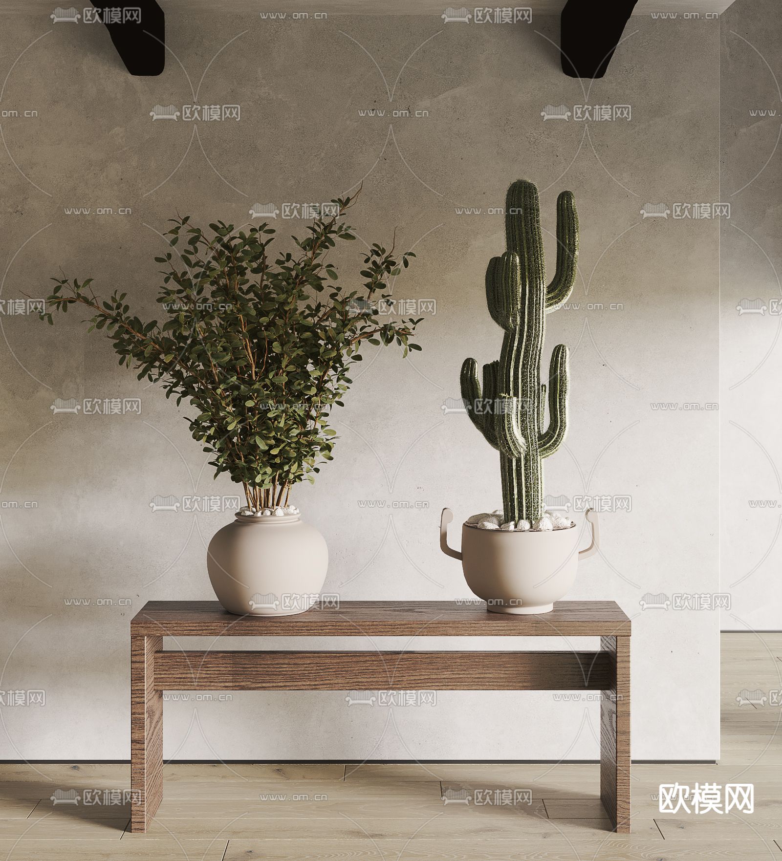 绿植盆栽 盆景3d模型下载