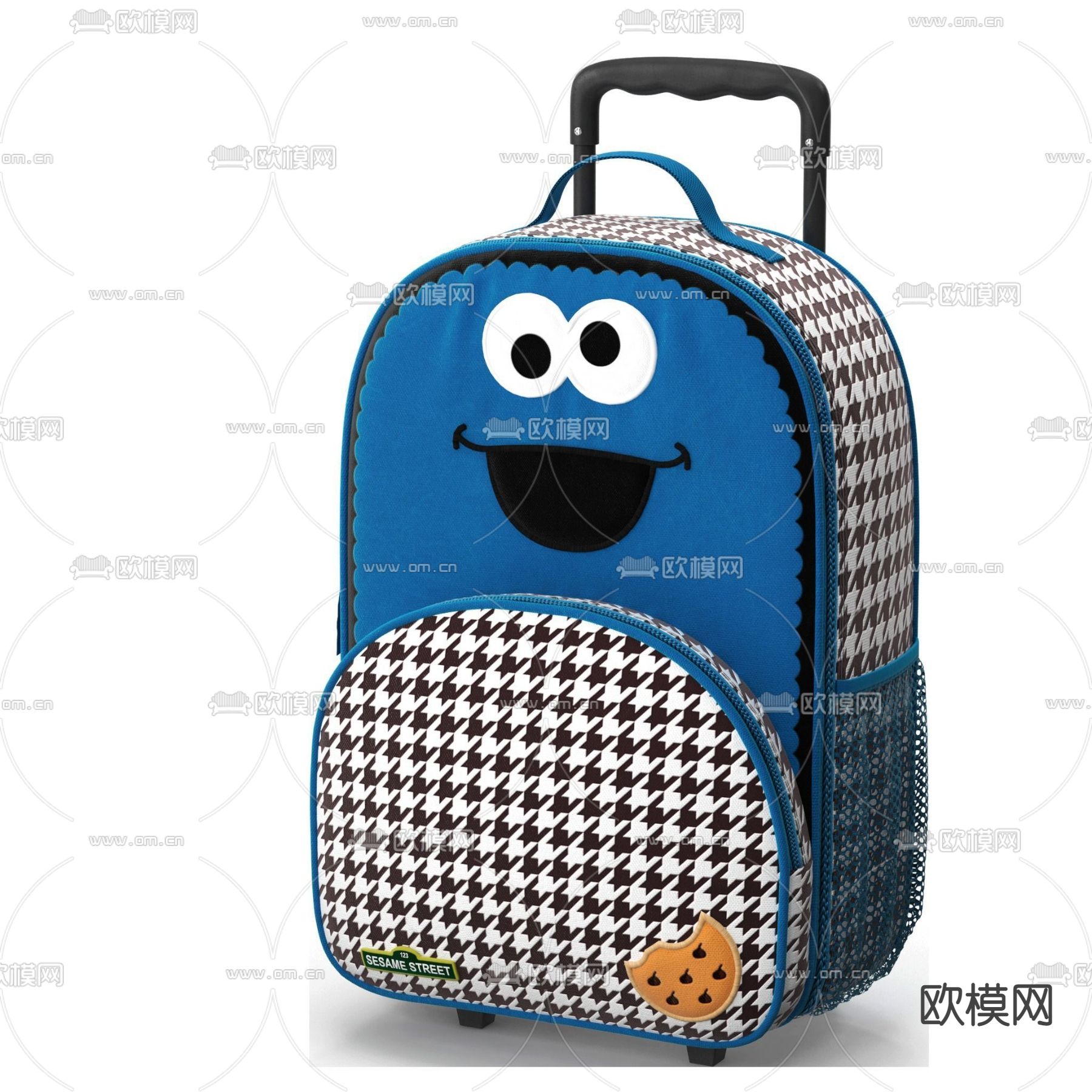 卡通书包 儿童书包3d模型下载