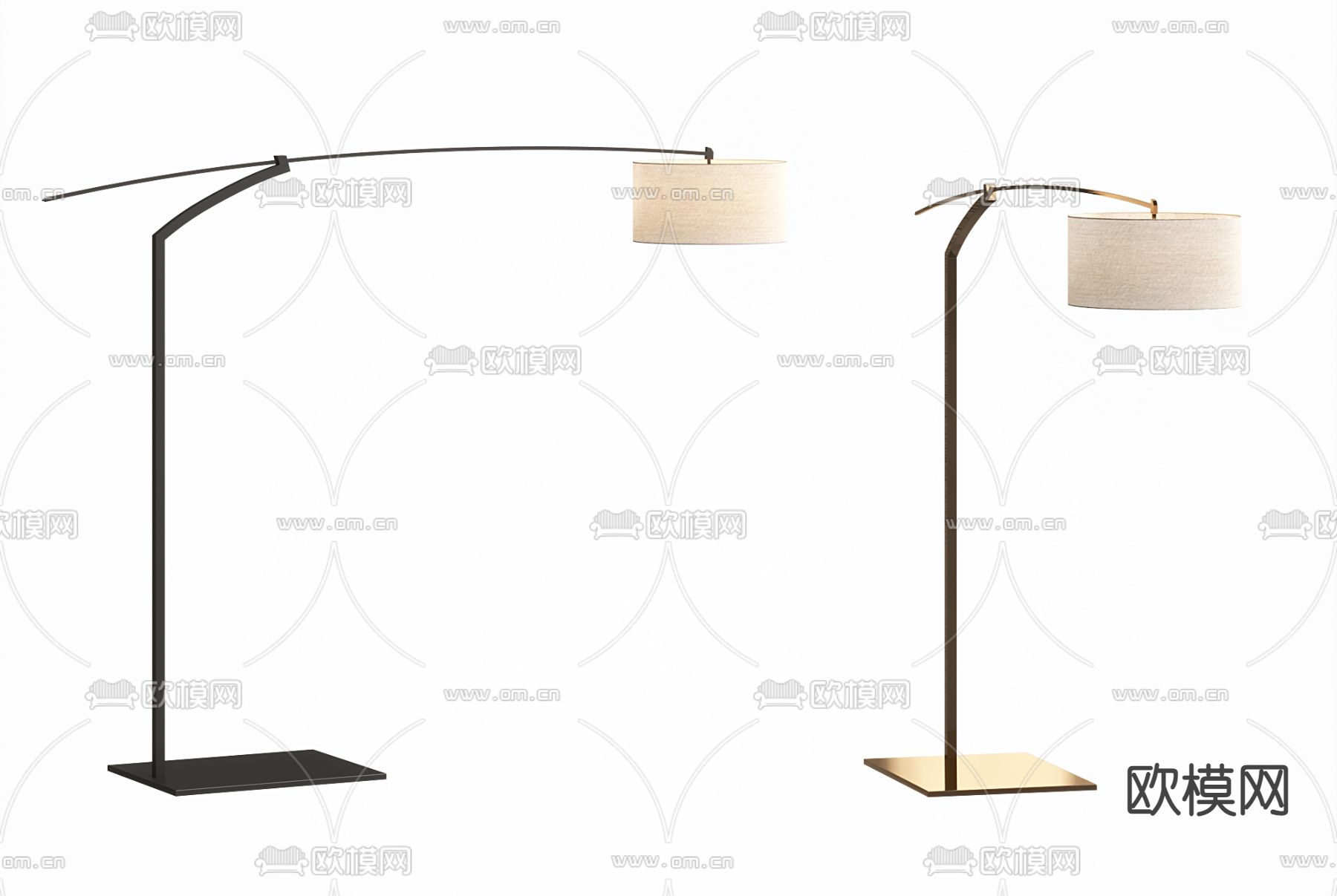 落地灯 钓鱼灯su模型下载（渲染图1）
