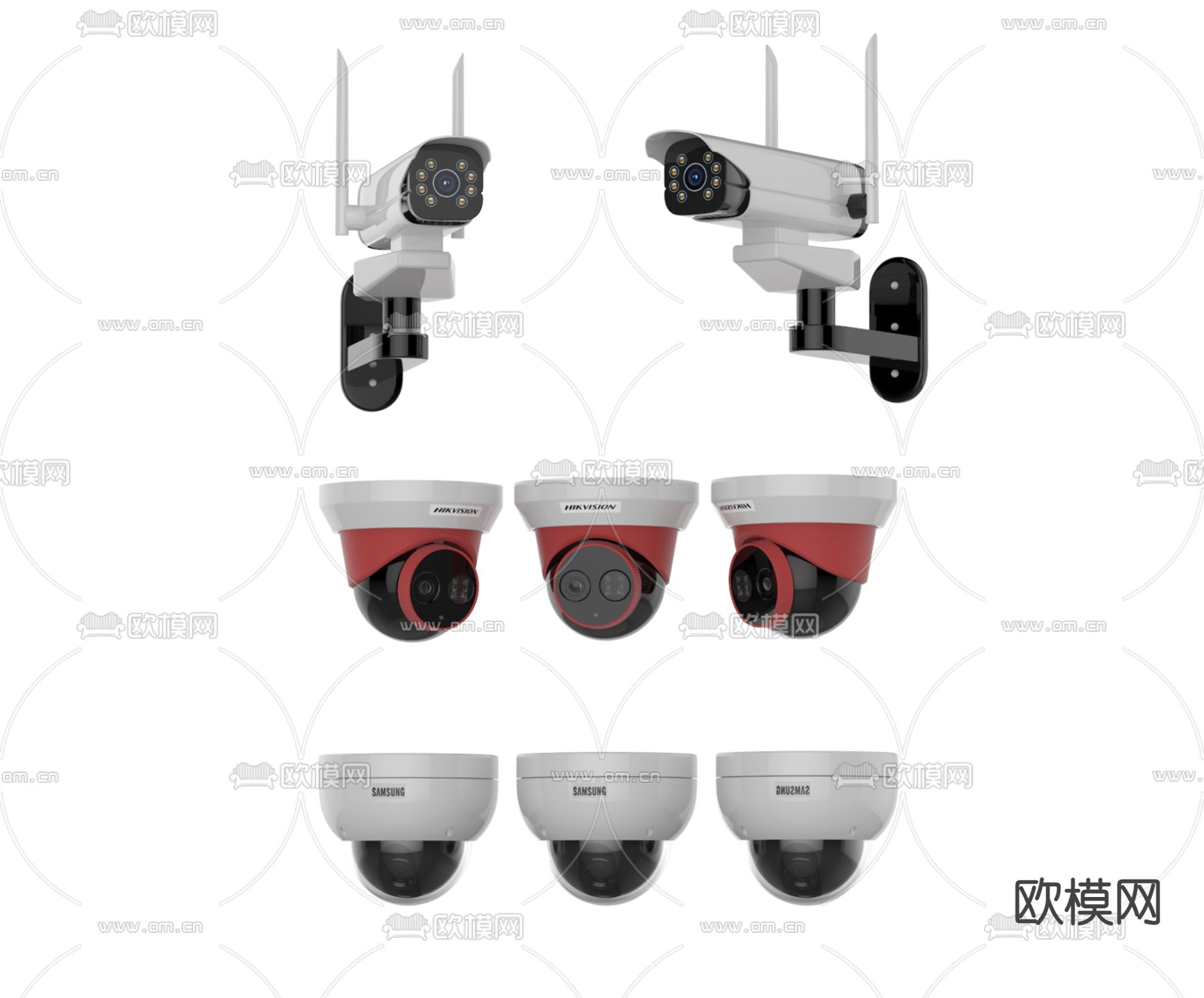监控器 摄像头3d模型下载（渲染图2）