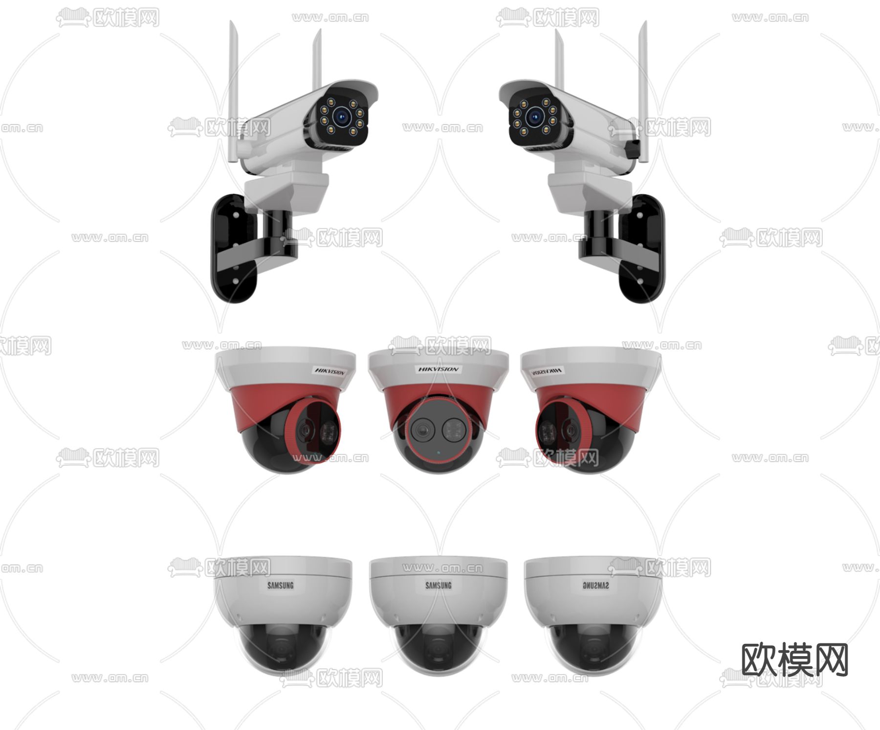 监控器 摄像头3d模型下载（渲染图1）