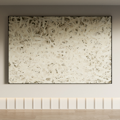  侘寂风装饰画 抽象画su模型 