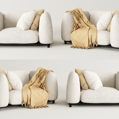  Poliform 单人沙发su模型 