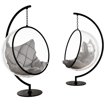  球形吊椅su模型 