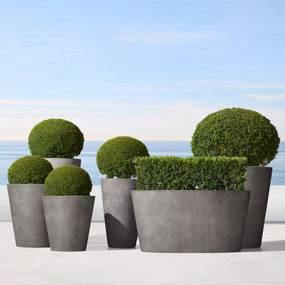  现代花盆 花钵su模型 