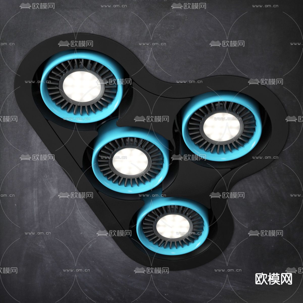 照明灯 射灯筒灯 吸顶灯3d模型下载