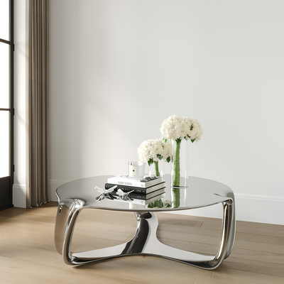 现代金属茶几su模型