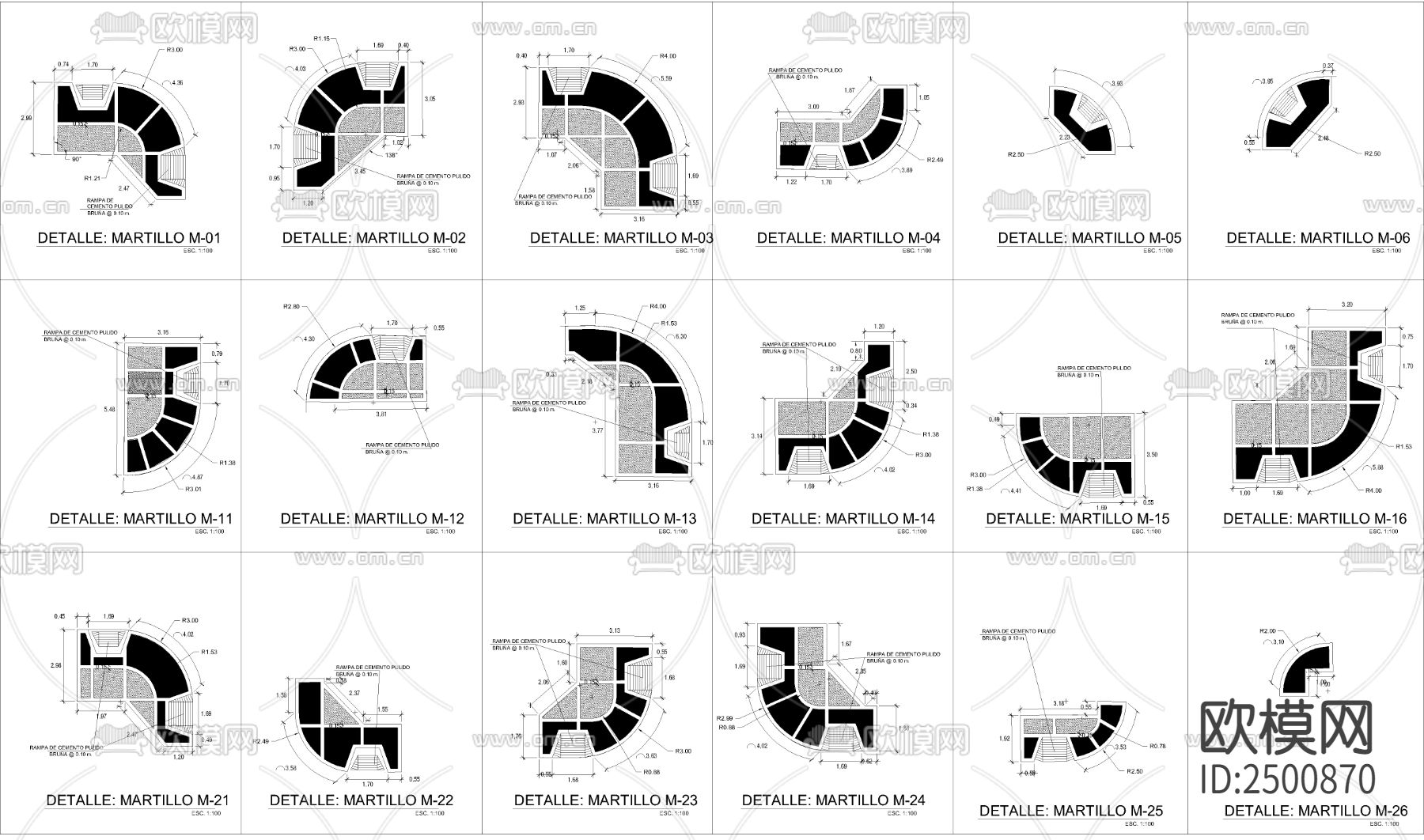 花坛CAD施工图下载（渲染图5）
