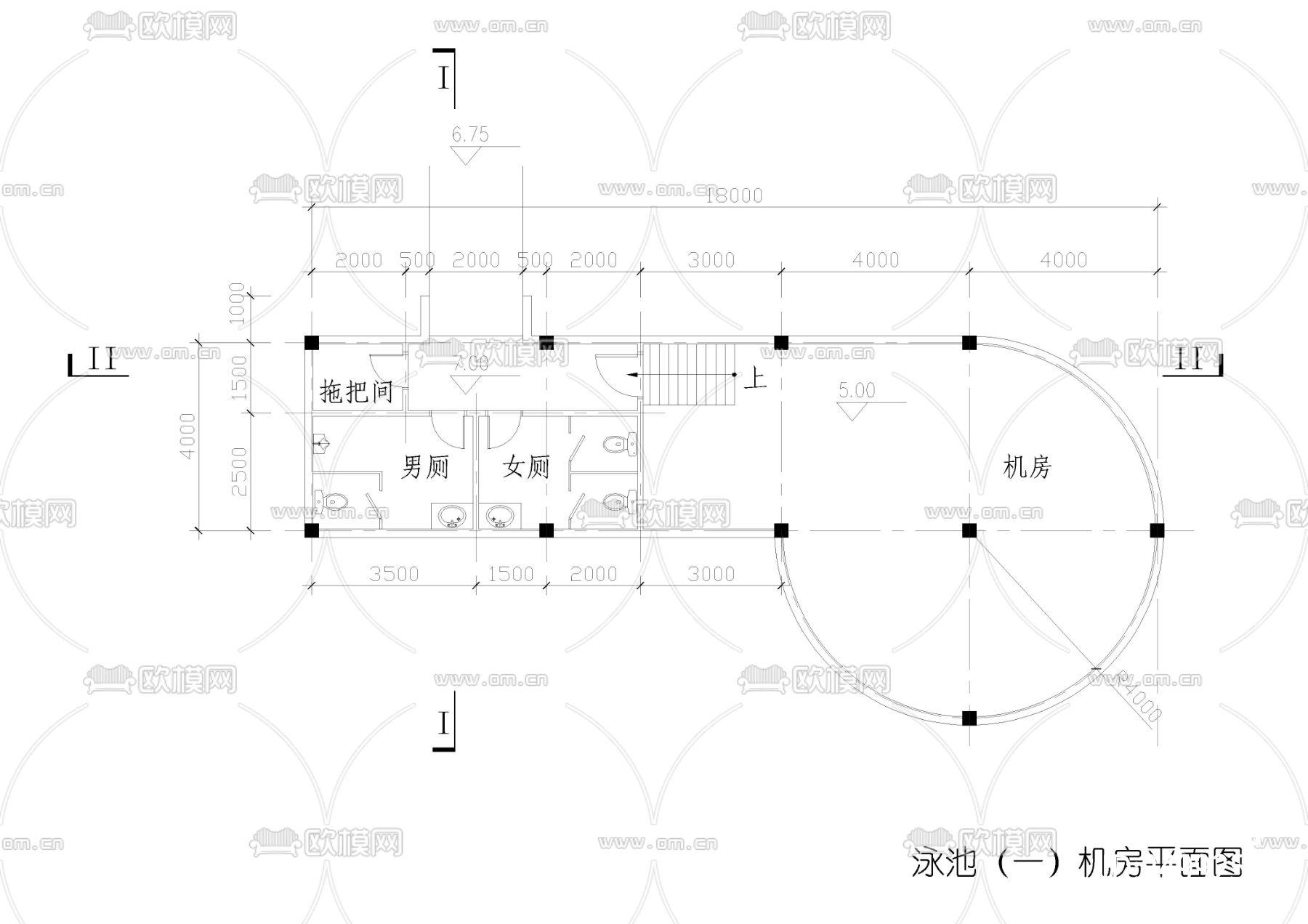 涌泉池、鱼池、泳池节点大样下载（渲染图6）