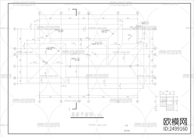公共廁所建筑cad施工圖下載(渲染圖2)
