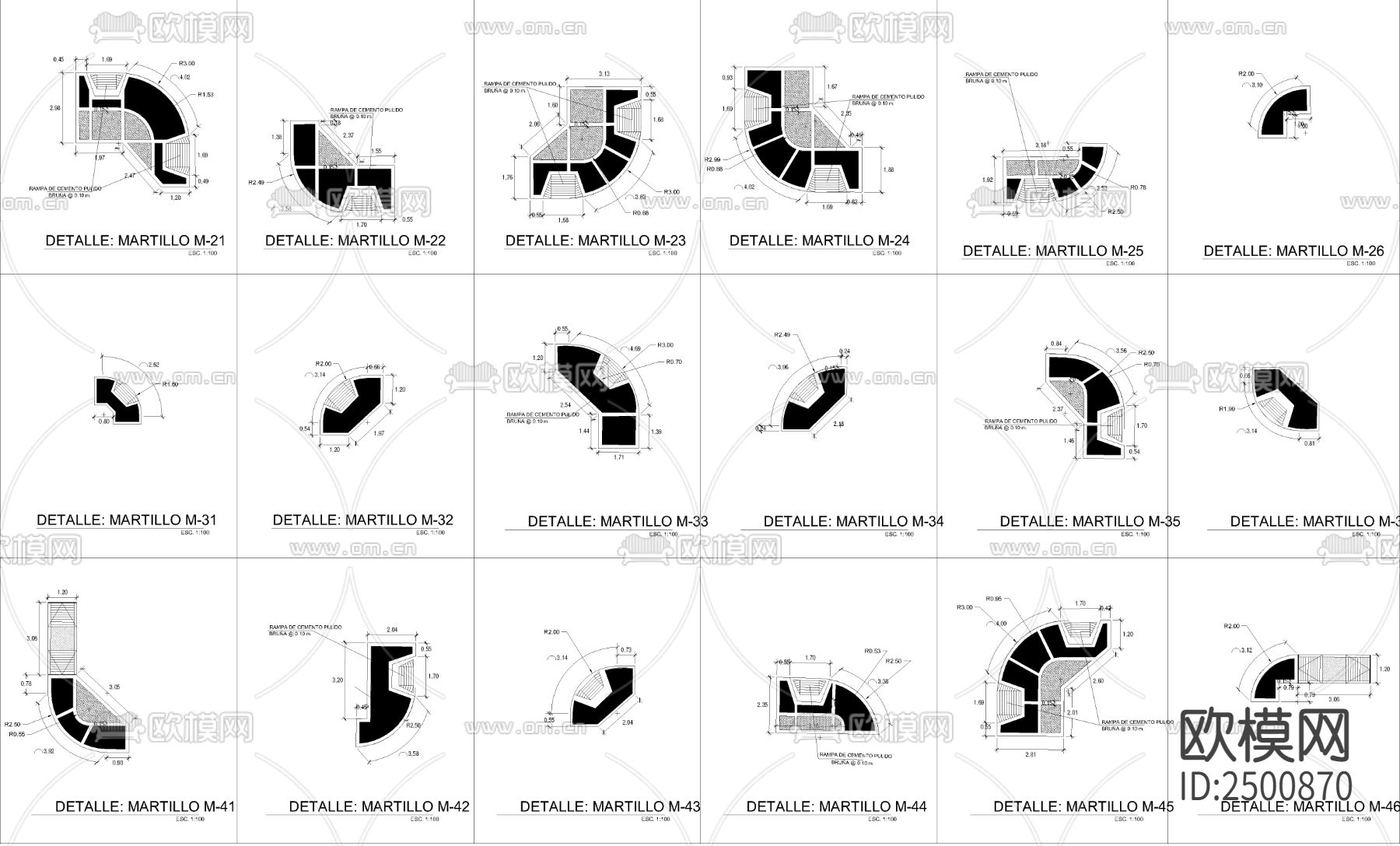 花坛CAD施工图下载（渲染图4）